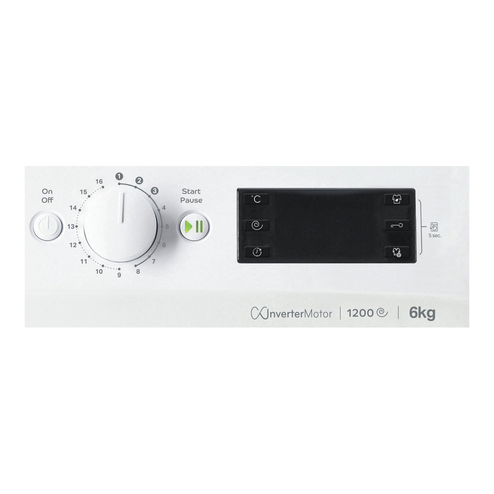 Стиральная машина Indesit MTWSE61294WKEE 6 кг / 1200 об/мин / C / Белый photo 3