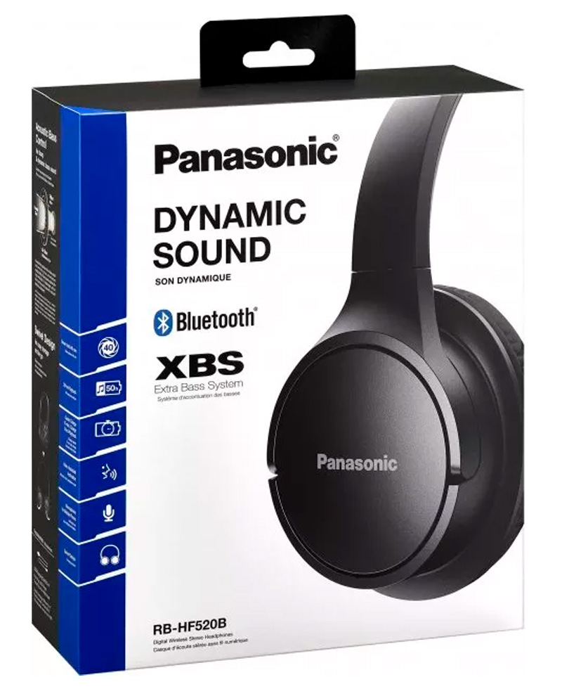 Наушники Panasonic RB-HF520B Черный Беспроводные / Дом и Офис / Черный photo 5