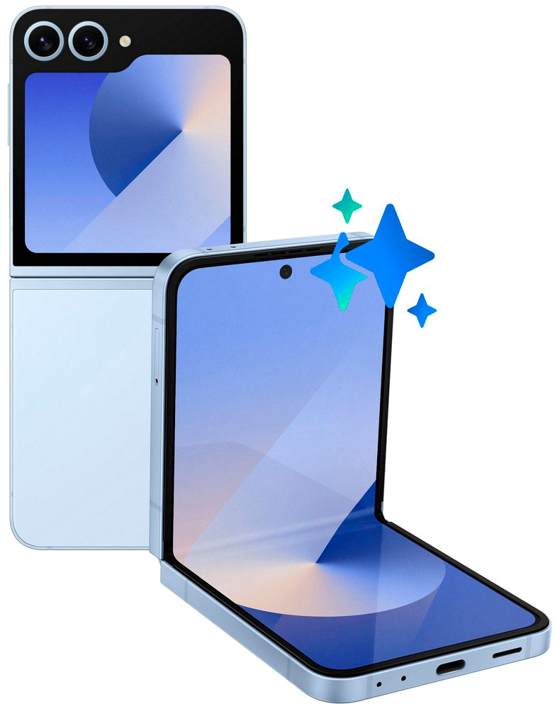 Смартфон Samsung Galaxy Flip6 / 6.7'' / 12 ГБ / 256 ГБ / Blue photo 1