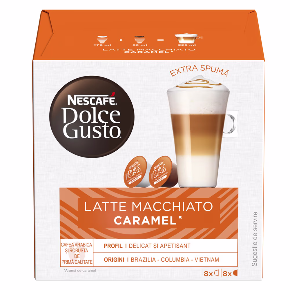 Cafea Nescafe LatteMacchiatoCaramel 