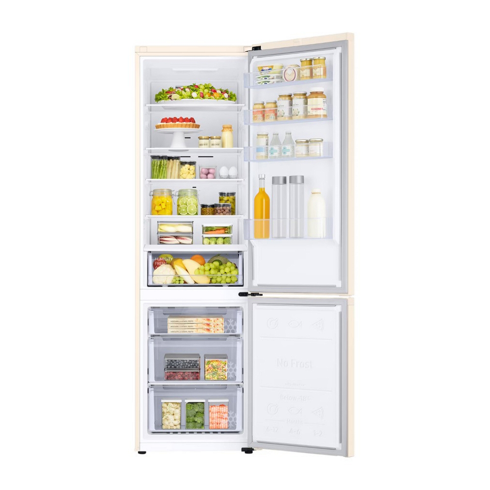 Холодильник двухдверный Samsung RB38C600EEL / 390 л / 203 см / E / Бежевый photo 2