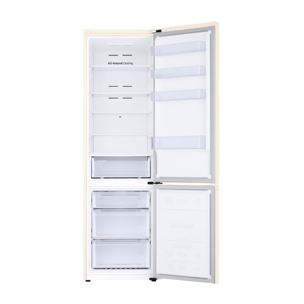 Холодильник двухдверный Samsung RB38C600EEL / 390 л / 203 см / E / Бежевый photo 4