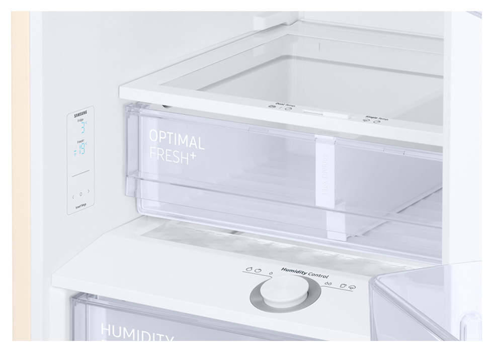 Frigider cu doua usi Samsung RB38C603EEL/UA / 385 l / 203 cm / A+ / Bej photo 8