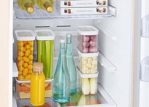 Frigider cu doua usi Samsung RB38C676EEL / 385 l / 203 cm / G / Bej photo 4
