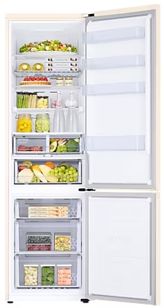 Frigider cu doua usi Samsung RB38C676EEL / 385 l / 203 cm / G / Bej photo 8