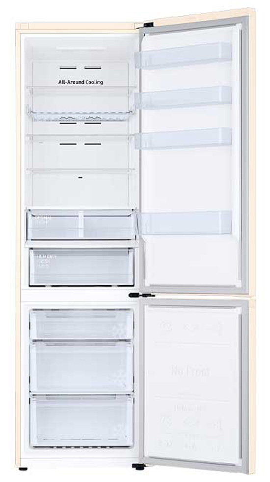 Frigider cu doua usi Samsung RB38C679EEL/UA / 385 l / 203 cm / A+ / Bej photo 8