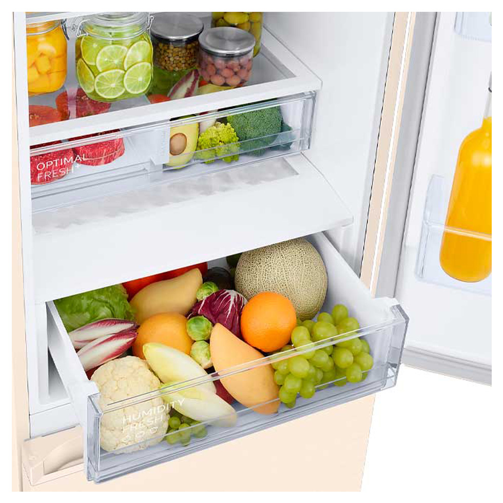 Frigider cu doua usi Samsung RB38C679EEL/UA / 385 l / 203 cm / A+ / Bej photo 9
