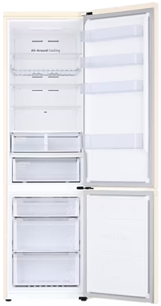 Frigider cu doua usi Samsung RB38T679FEL / 385 l / 203 cm / A+ / Bej photo 5