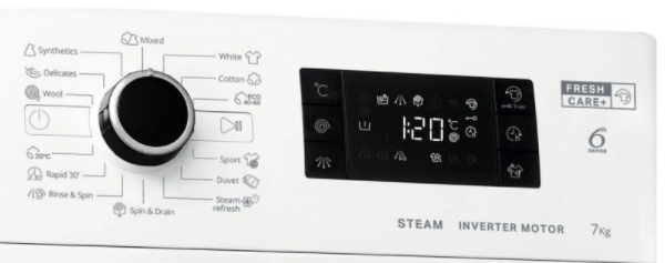 Стиральная машина Whirlpool FWSG71283BVEEN 7 кг / 1200 об/мин / D / Белый photo 5