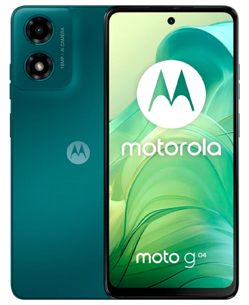 Смартфон Motorola Moto G04 / 6.56'' / 4 ГБ / 64 ГБ / Зеленый photo 1
