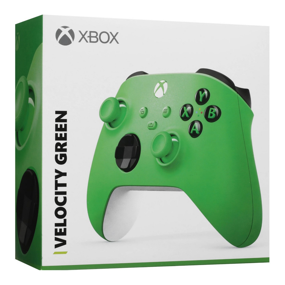 Gamepad fara fir Microsoft Xbox - Velocity Green photo 7