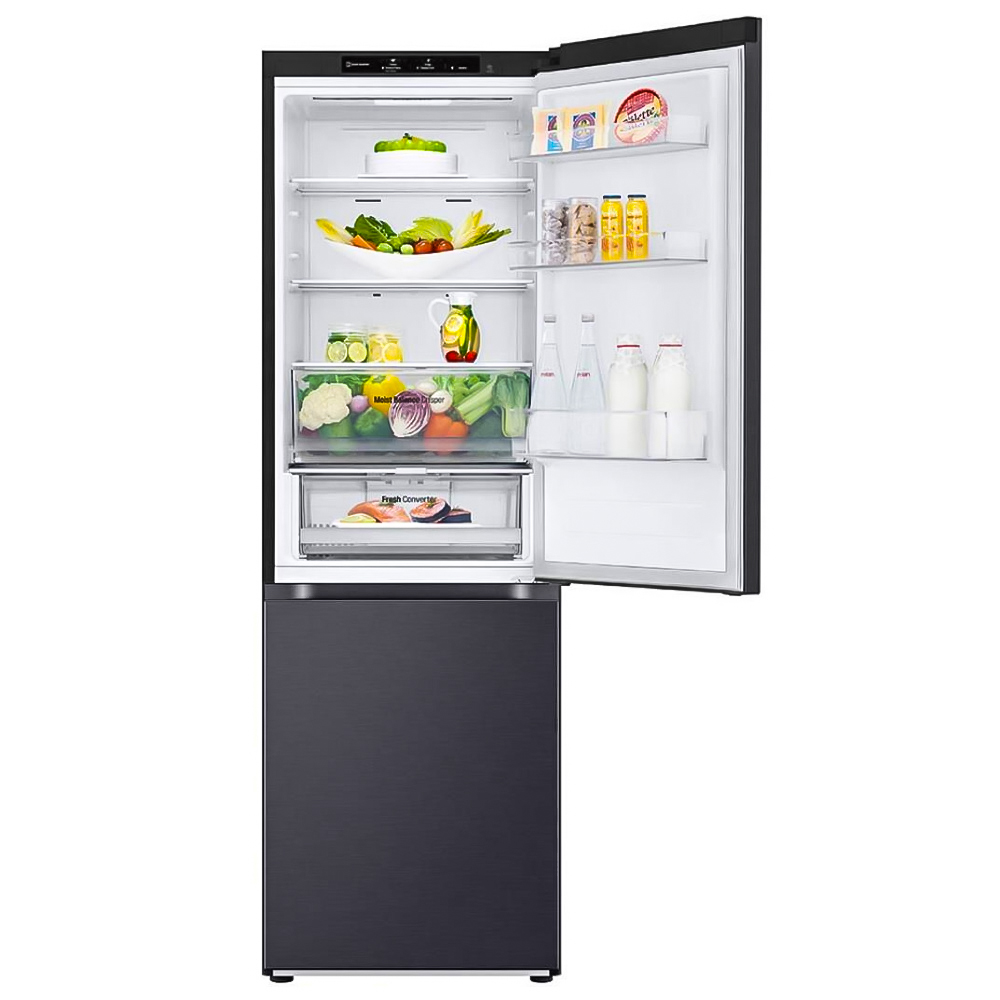 Frigider cu doua usi LG GBV3100EEP / 344 l / 186 cm / E / Negru photo 4