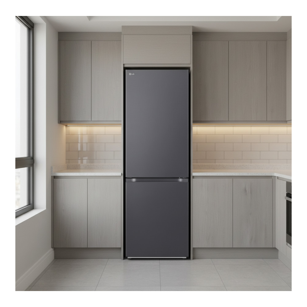 Frigider cu doua usi LG GBV3100EEP / 344 l / 186 cm / E / Negru photo 9