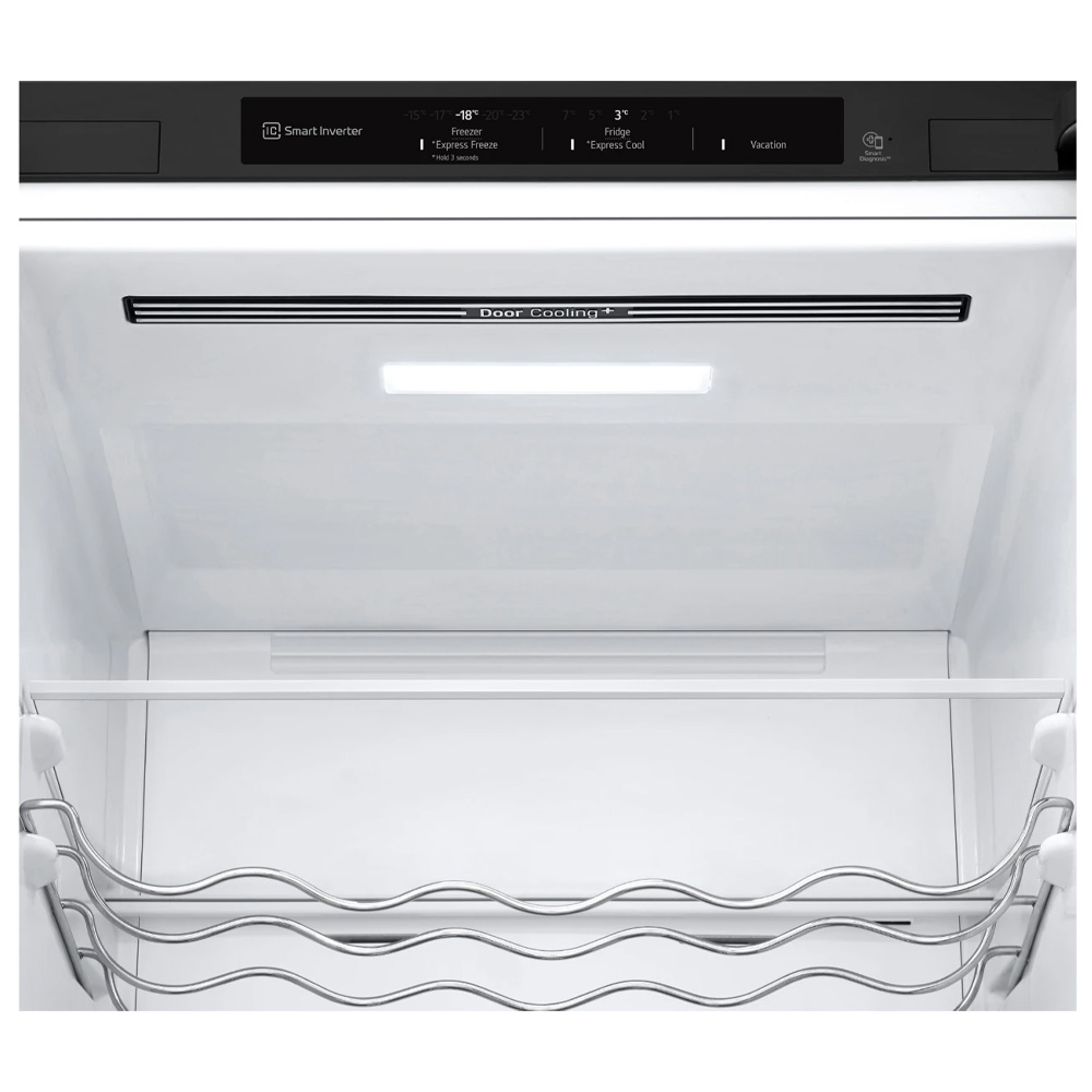 Frigider cu doua usi LG GBV3200DEP / 387 l / 203 cm / D / Negru photo 6