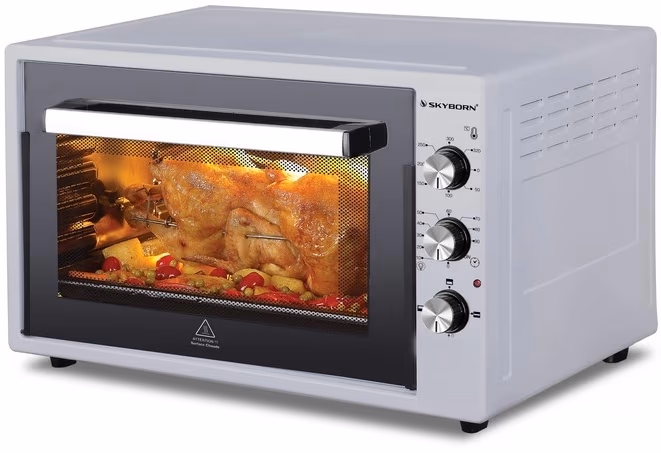 Электрическая печь Skyborn 7003ENDGSilver, 60 л, 1500 Вт, Серебристый