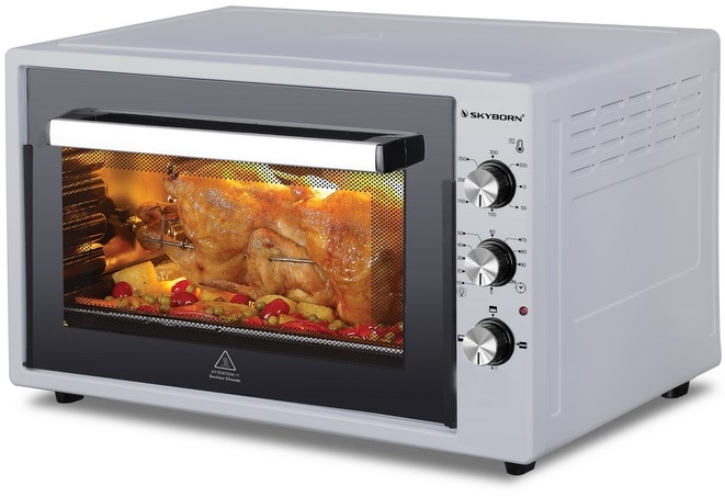 Электрическая печь Skyborn 7003ENDGSilver, 60 л, 1500 Вт, Серебристый photo 