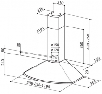 Hota cupola Faber FXA60 thumbnav 3