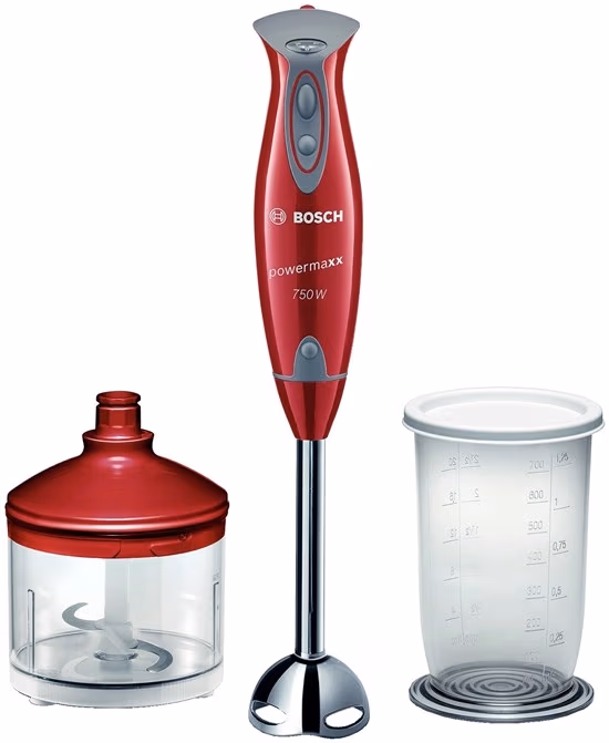 Блендер Bosch MSM65PER, 750 Вт, 1 скоростей, Красный 