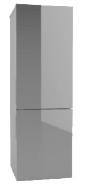 Холодильник двухдверный Shivaki SH275DBG silver / 251 л / 177 см / A+ / Серый photo 1
