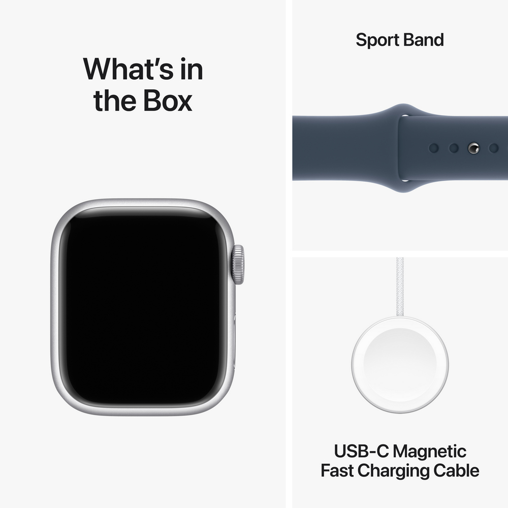 Смарт часы Apple Watch Series 9 Aluminum 41mm Silver 1.69 photo 10