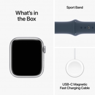 Смарт часы Apple Watch Series 9 Aluminum 41mm Silver thumbnav 3