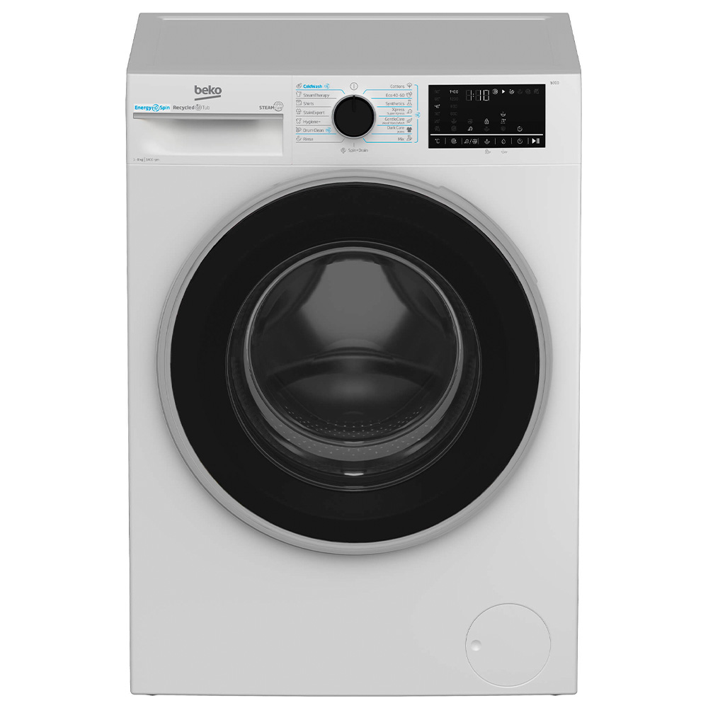 Стиральная машина Beko B3WFU48415WB2ES 8 кг / 1400 об/мин / A / Белый photo 1 Стиральная машина Beko B3WFU48415WB2ES 8 кг / 1400 об/мин / A / Белый photo 1