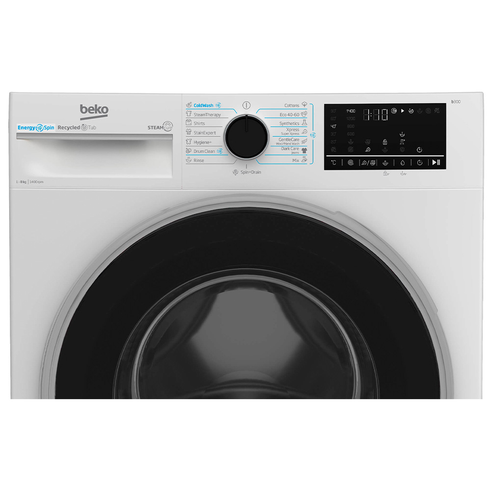 Стиральная машина Beko B3WFU48415WB2ES 8 кг / 1400 об/мин / A / Белый photo 3