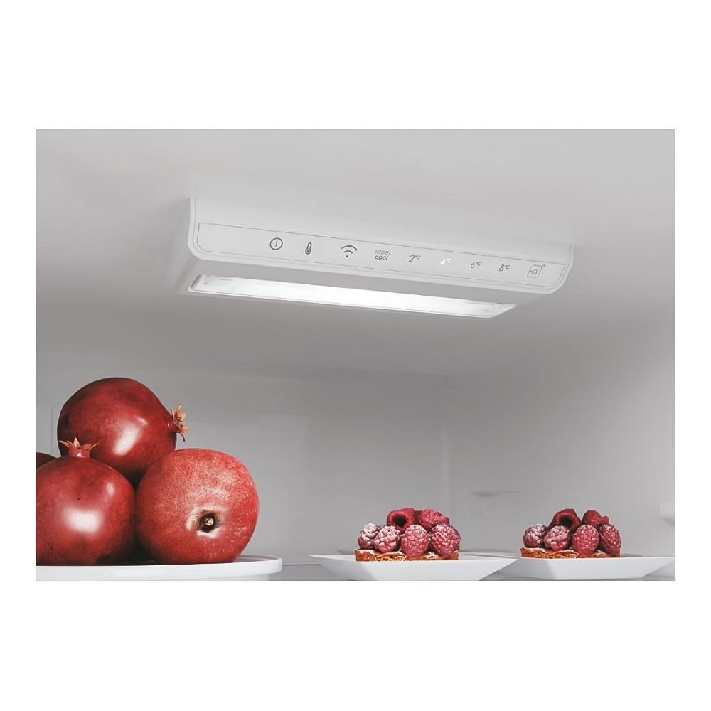 Frigider cu doua usi Candy CCE4T618ES / 341 l / 185 cm / E / Gri photo 4