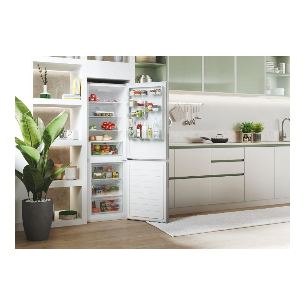 Frigider cu doua usi Candy CCE4T618ES / 341 l / 185 cm / E / Gri photo 6