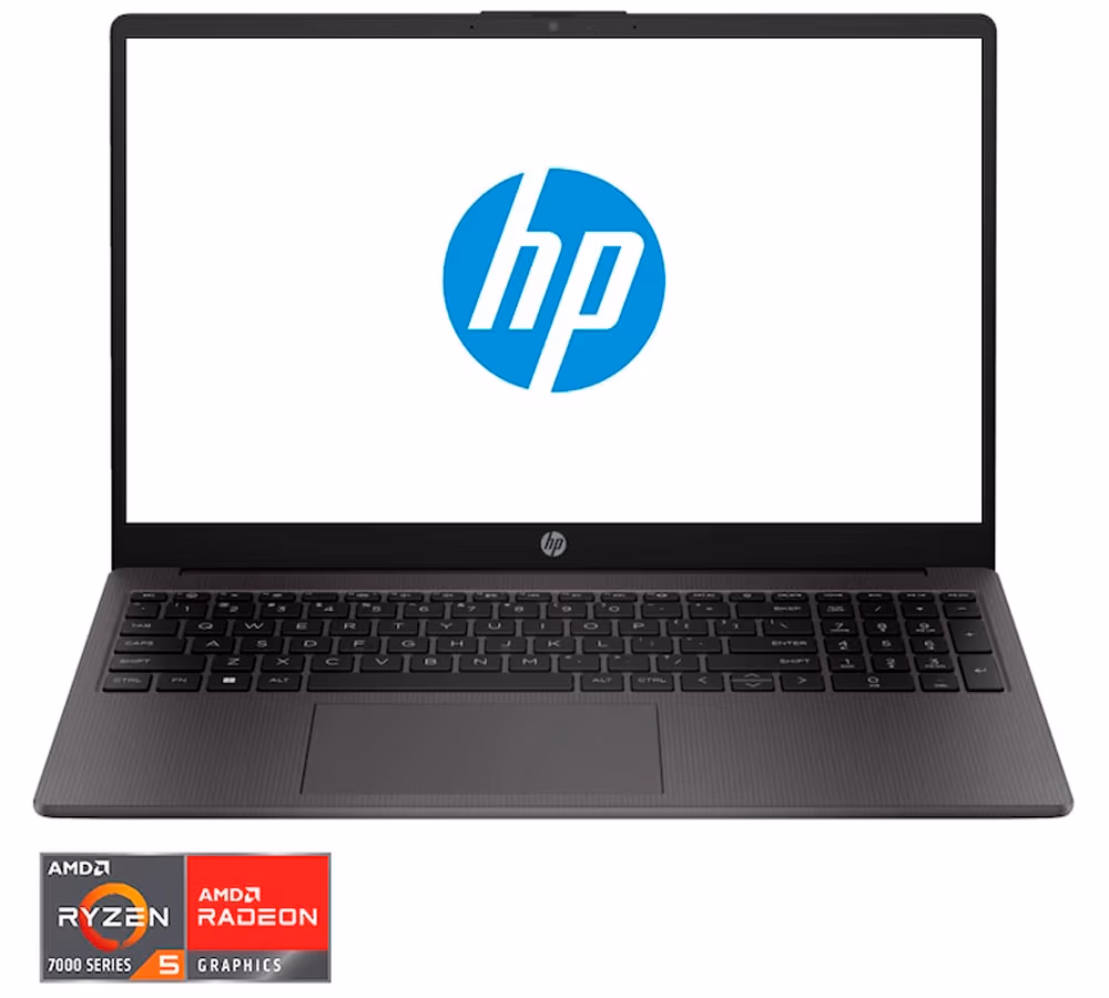 Laptop HP 9G1G7ET, Ryzen 5, 16 GB GB, Argintiu cu negru 