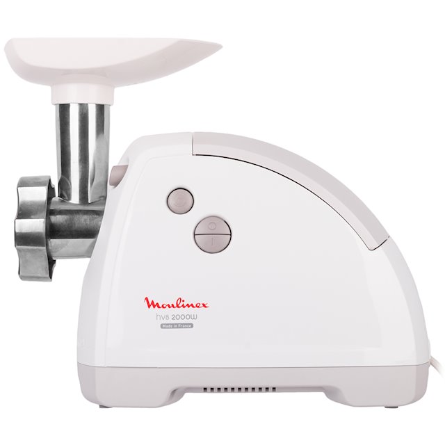 Tocator de carne + duza "storcator" Moulinex ME626T, 2.6 kg/min, Alb photo 3