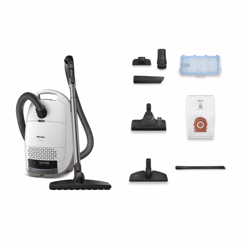 Aspirator cu sac Miele SVTF0 Guard M1 Parquet Flex PowerLine Brilliant white 