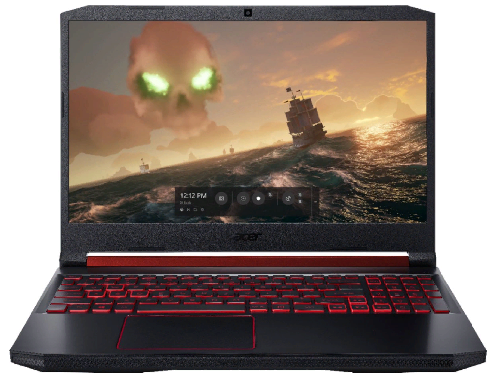 Laptop Acer Gaming Nitro 5 Nitro AN515-43 Obsidian Black (NH.Q5XEU.013) 15.6” / 8 GB / 256 GB + 1.0 TB HDD / Ryzen 5 / Radeon RX 560X / Negru cu rosu photo 1