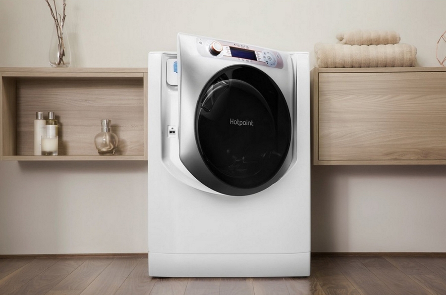 Masina de spalat/uscat Hotpoint - Ariston AQD1172D 697J EU 11 kg /1600 rot/min /A /Alb photo 2