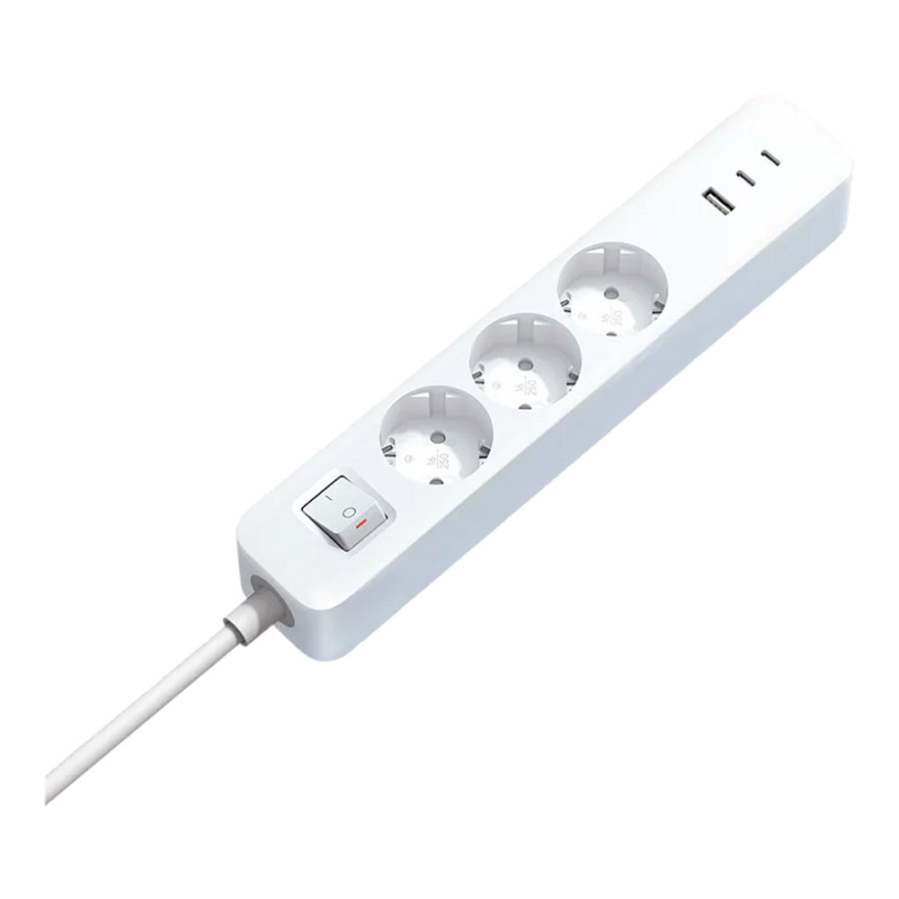 Сетевой фильтр Xiaomi 20W Power Strip (2C1A) EU photo 2