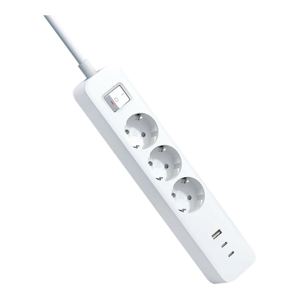 Сетевой фильтр Xiaomi 20W Power Strip (2C1A) EU photo 4
