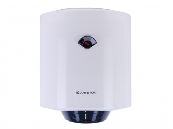 Водонагреватель накопительный вертикальный Hotpoint - Ariston BLU R 50 V / 50 л / Белый photo 1
