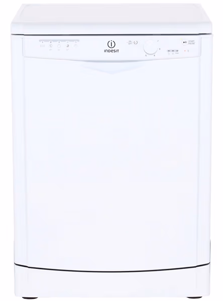 Masina de spalat vase Indesit DFG 15B1 A EU, 5 programe, 60 cm, A+, Alb
