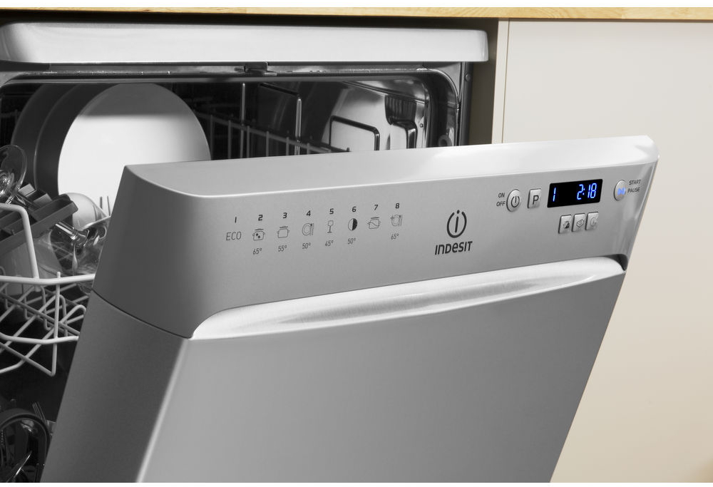 Masina de spalat vase Indesit DFP 58B1 NX EU Inox /13 Seturi /De dimensiune completa photo 2