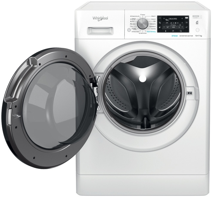 Masina de spalat cu uscator Whirlpool FFWDD1076258BVEU 10 kg /1600 rot/min /E /Alb photo 2