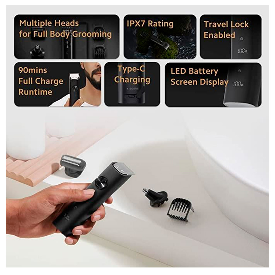 Trimmer facial Xiaomi Grooming Kit Pro photo 7