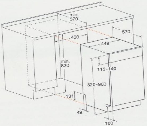 Посудомоечная машина встраиваемая Hotpoint - Ariston LSTF 9M116 CL EU /10 Комплектов /Узкая photo 3