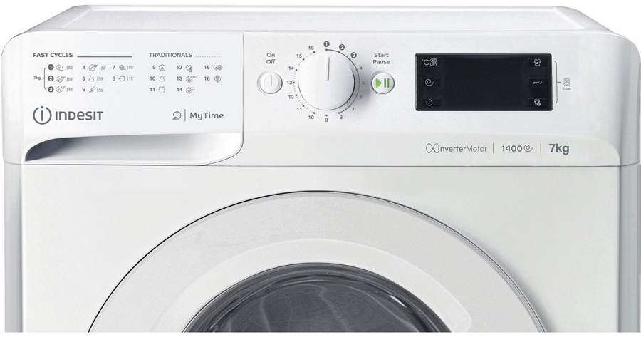 Masina de spalat Indesit OMTWE71483WEU 7 kg / 1400 rot/min / A+++ / Alb photo 6