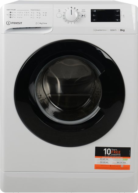 Стиральная машина Indesit OMTWE81283WKEU 8 кг / 1200 об/мин / D / Белый photo 1