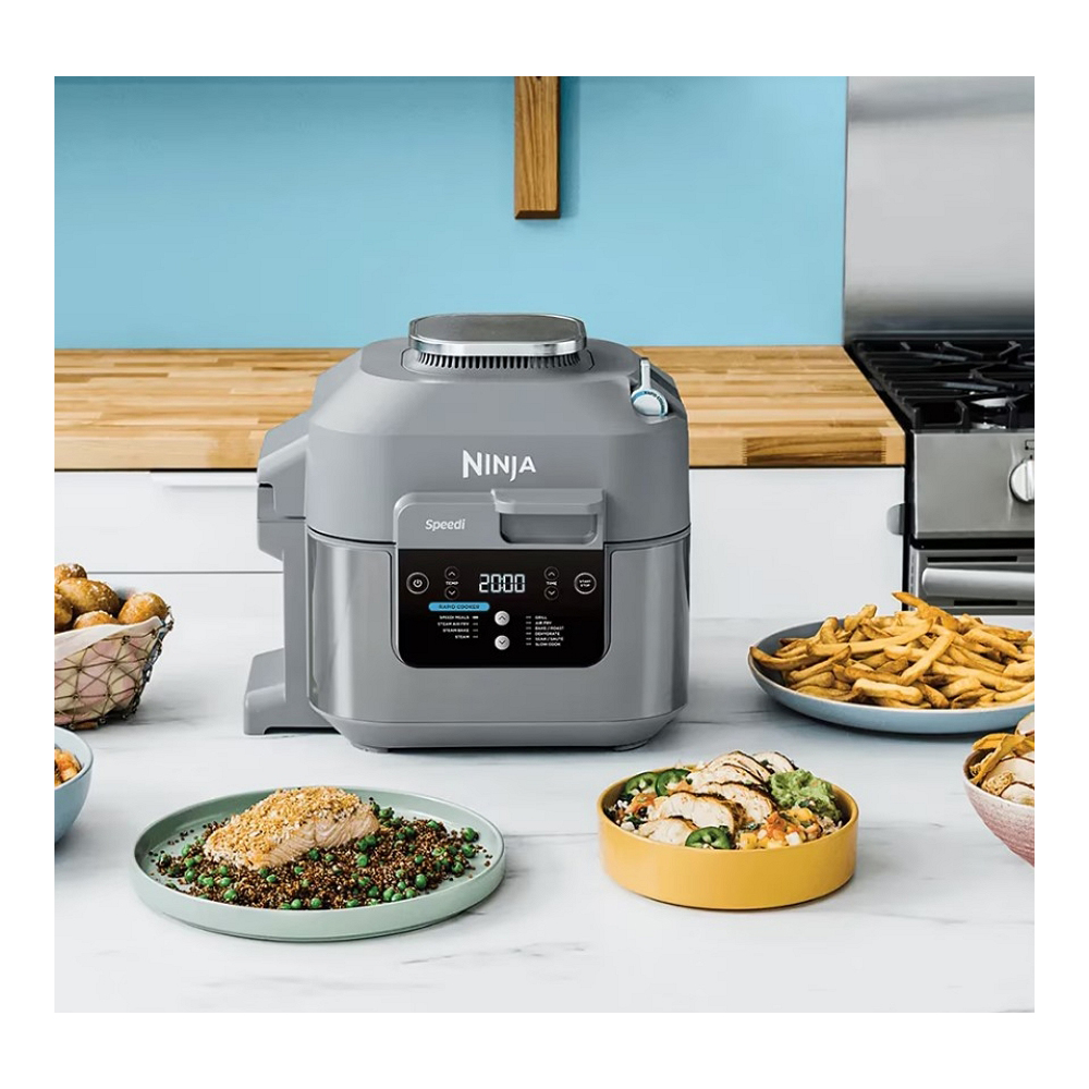 Мультиварка- скороварка Ninja  ON400EU Gray 1760W 5,7L photo 4