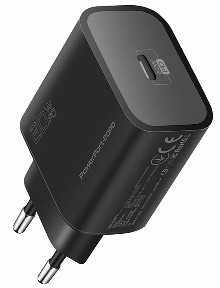 Зарядное устройство для телефона Promate POWERPORT20PDBEU 