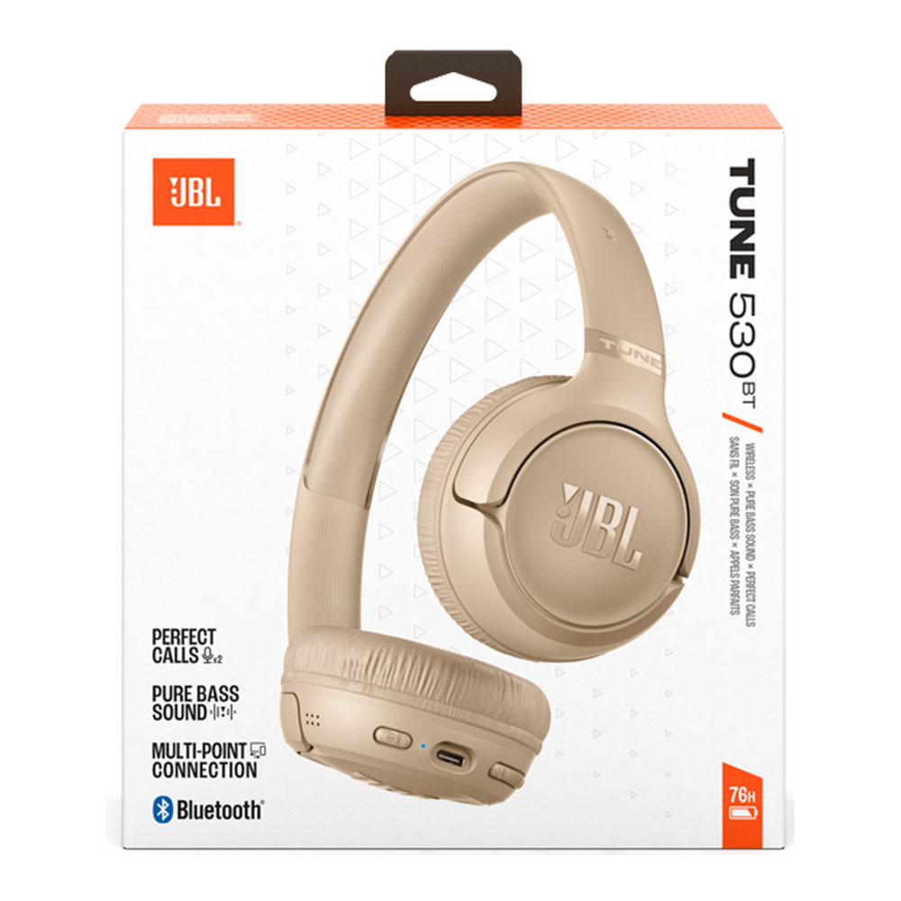 Casti JBL Tune 530BT Beige photo 8
