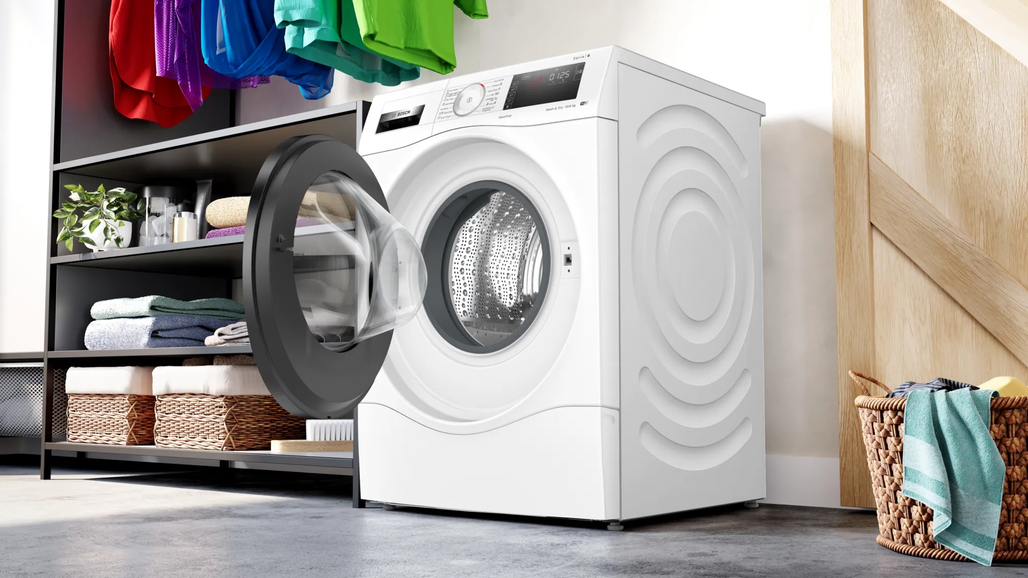 Masina de spalat/uscat Bosch WDU8H543EU 10 kg /1400 rot/min / /Alb photo 5