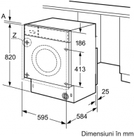 Masina de spalat cu uscator Bosch WKD28542EU, 7 kg, 1400 rot/min, B, Alb thumbnav 6