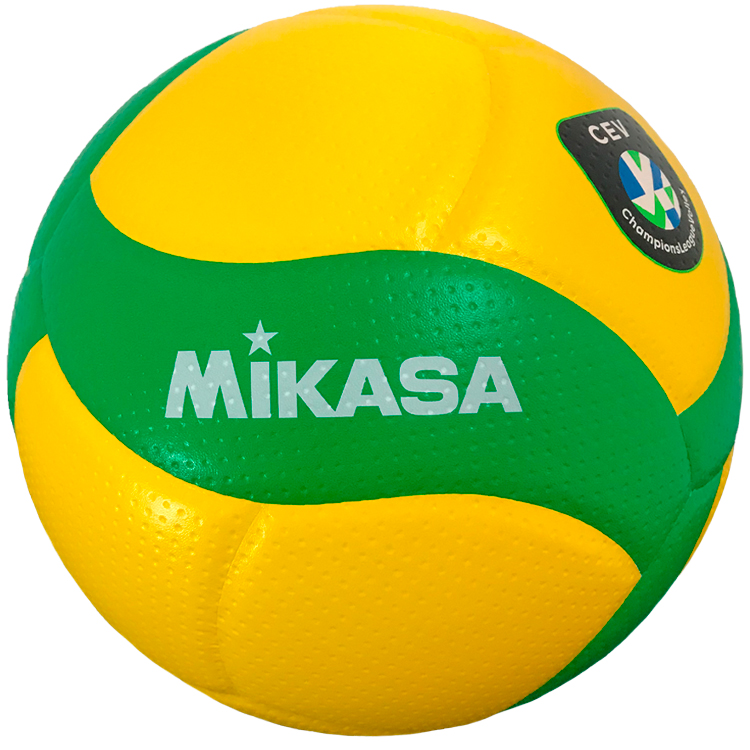 Minge voley Mikasa V200W-CEV / Marimea 5 / Verde-galben photo 1